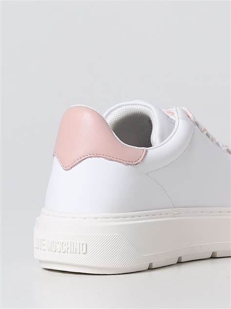 love moschino sneakers pink.